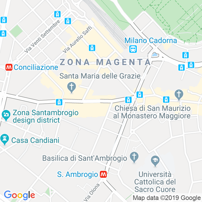 CAP di Corso Magenta a Milano