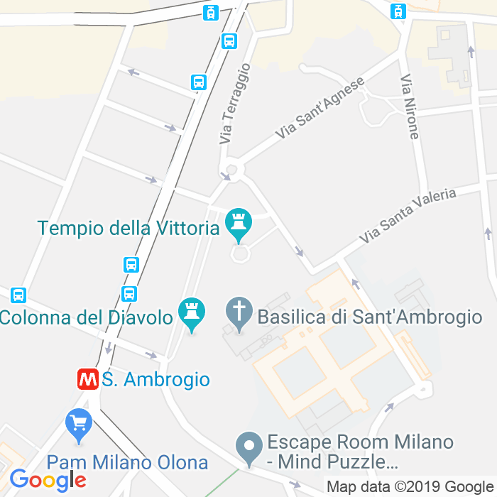 CAP di Largo Ai Caduti Milanesi Per La Patria a Milano