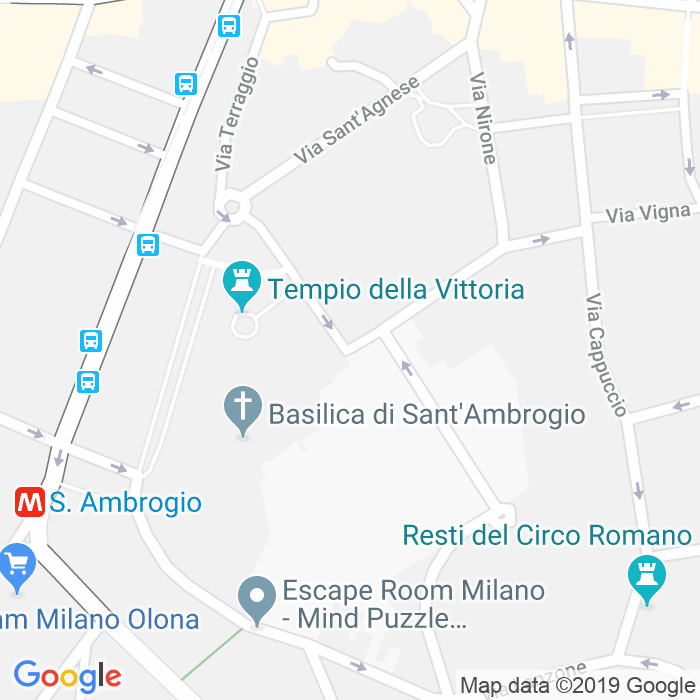 CAP di Largo Fra'Agostino Gemelli a Milano