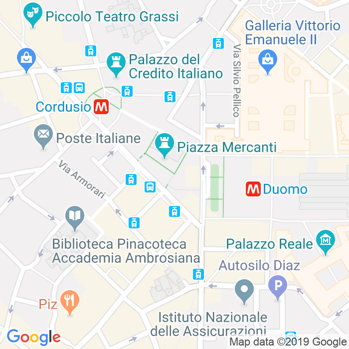CAP di Passaggio Degli Osii a Milano
