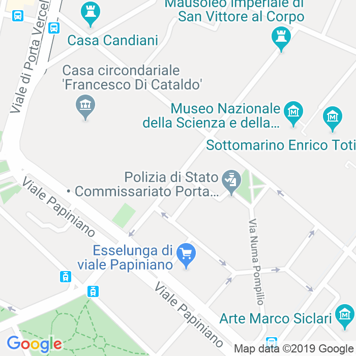 CAP di Piazza Gaetano Filangieri a Milano