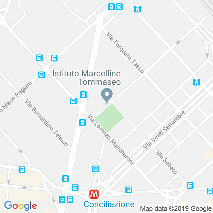 CAP di Piazza Niccolo'Tommaseo a Milano