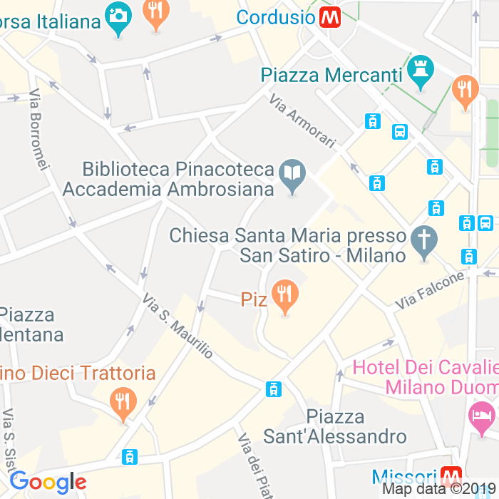 CAP di Piazza San Sepolcro a Milano