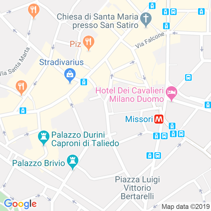 CAP di Piazza Sant'Alessandro a Milano