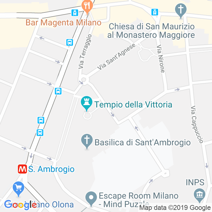 CAP di Piazza Sant'Ambrogio a Milano