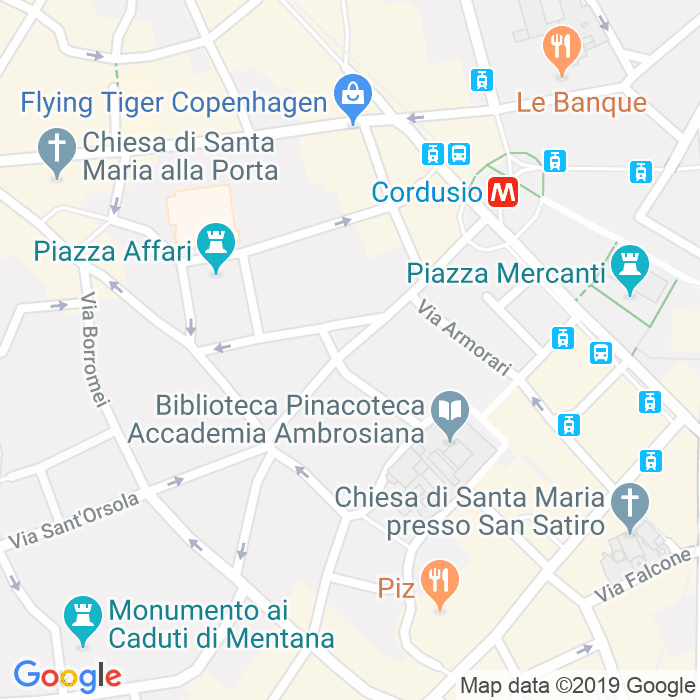 CAP di Piazza Tommaso Edison a Milano