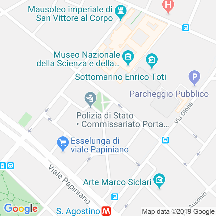 CAP di Piazza Venino a Milano