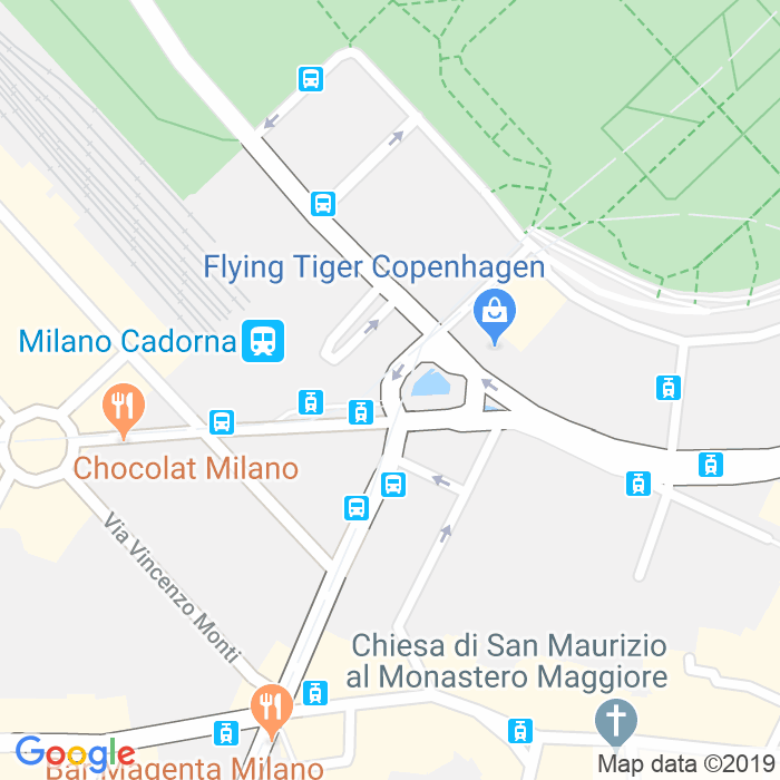 CAP di Piazzale Luigi Cadorna a Milano