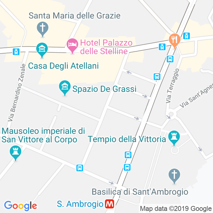 CAP di Via Aristide De Togni a Milano