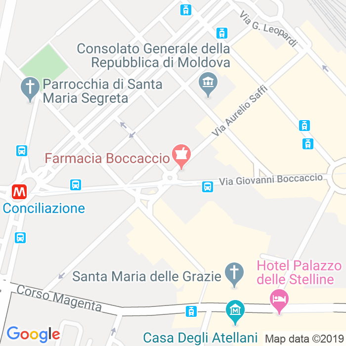 CAP di Via Aurelio Saffi a Milano