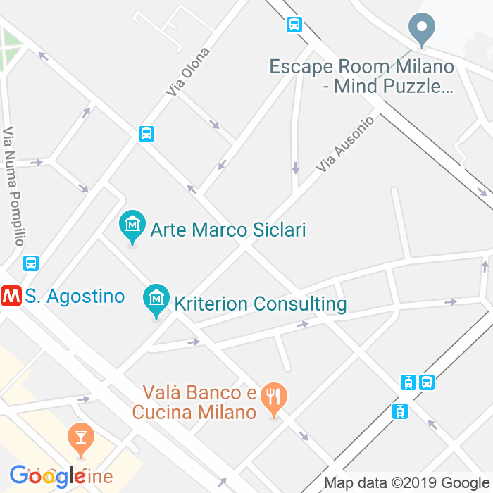 CAP di Via Ausonio a Milano