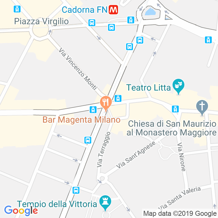 CAP di Via Bernardino Buttinone a Milano