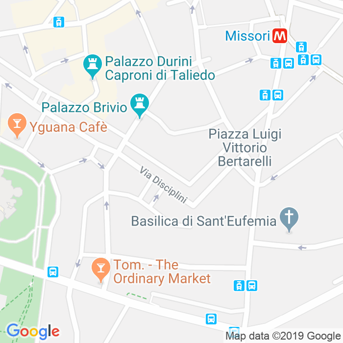 CAP di Via Carlo Ottavio Cornaggia a Milano