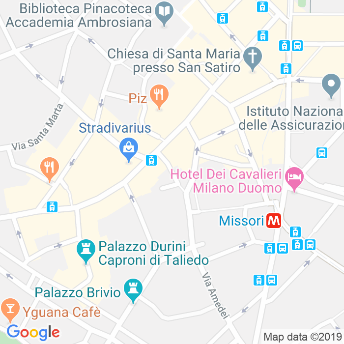 CAP di Via Della Palla a Milano