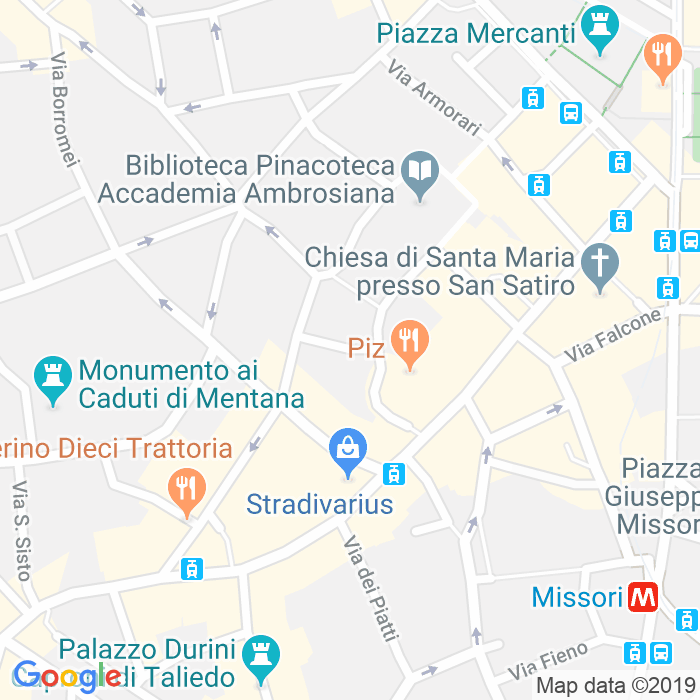 CAP di Via Fosse Ardeatine a Milano
