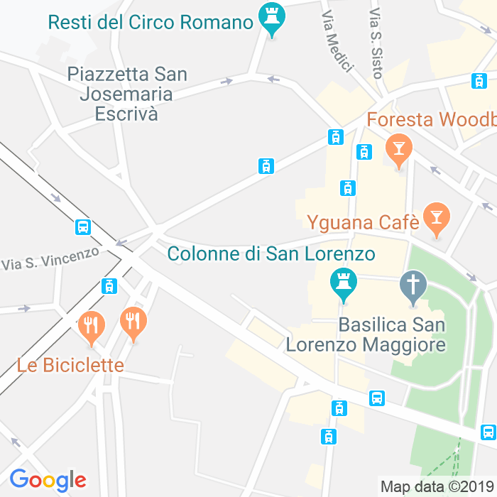 CAP di Via Gian Giacomo Mora a Milano