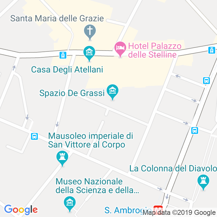 CAP di Via Giovannino De Grassi a Milano
