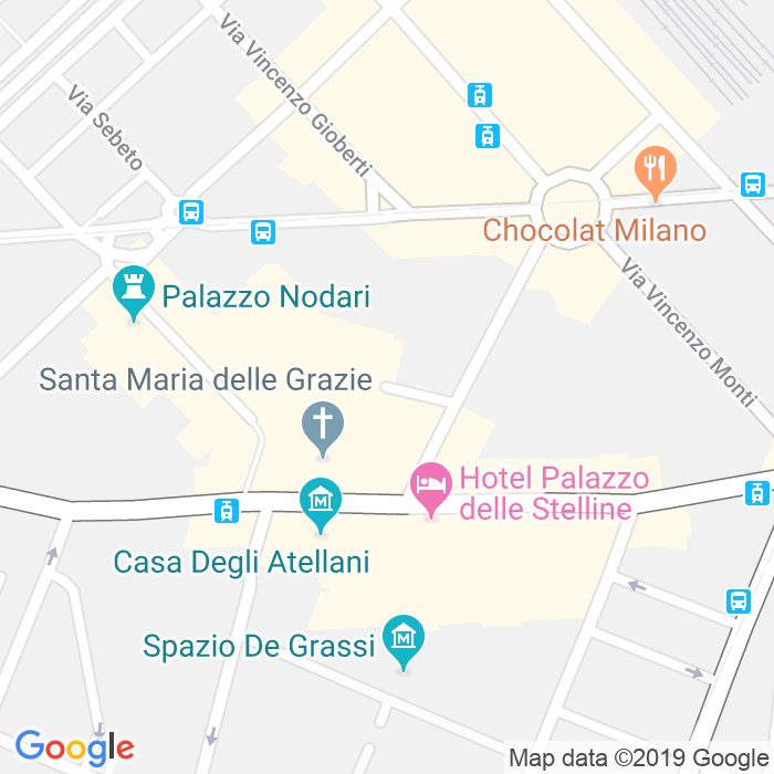 CAP di Via Giuseppe Antonio Sassi a Milano