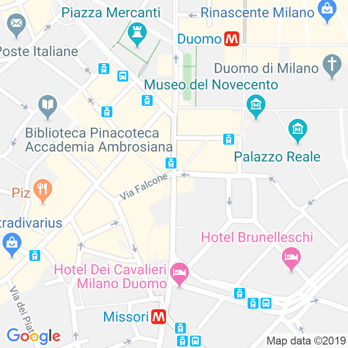 CAP di Via Giuseppe Mazzini a Milano
