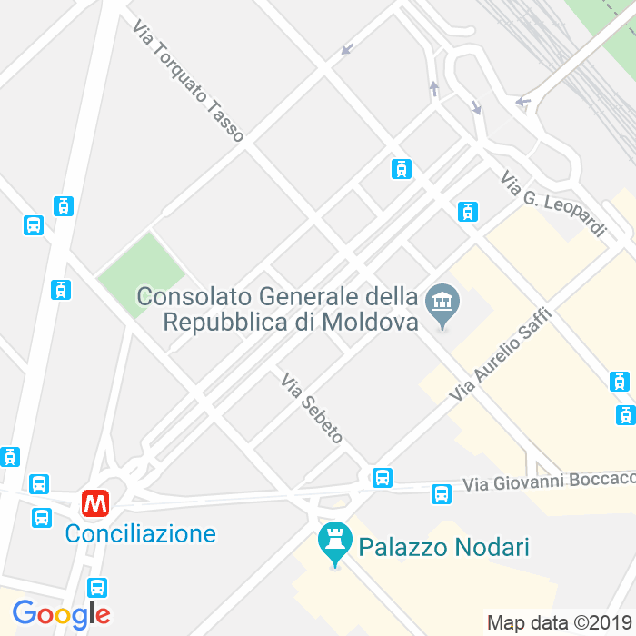 CAP di Via Giuseppe Sommaruga a Milano