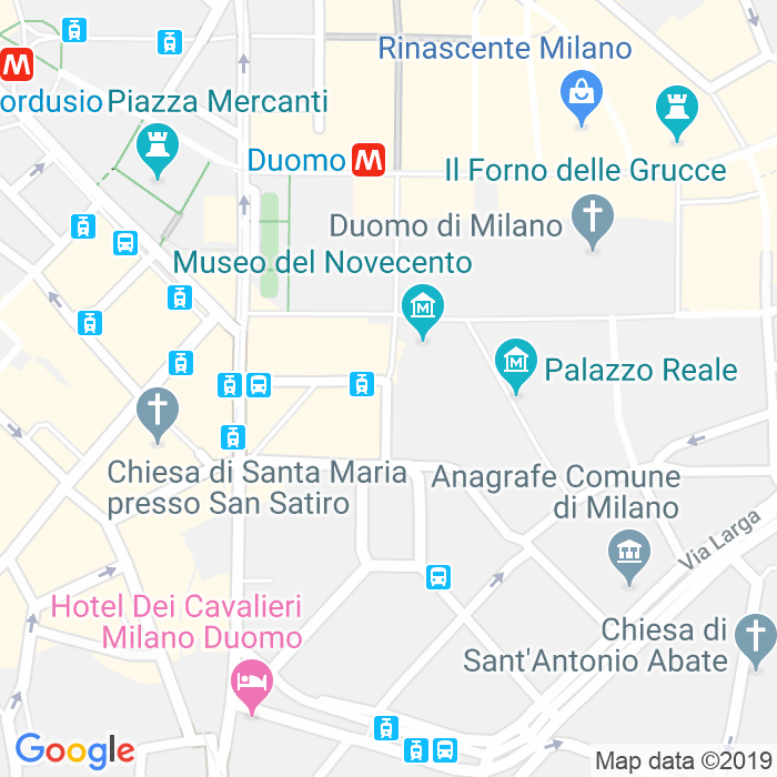 CAP di Via Guglielmo Marconi a Milano