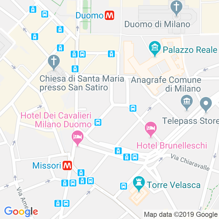 CAP di Via Maurizio Gonzaga a Milano