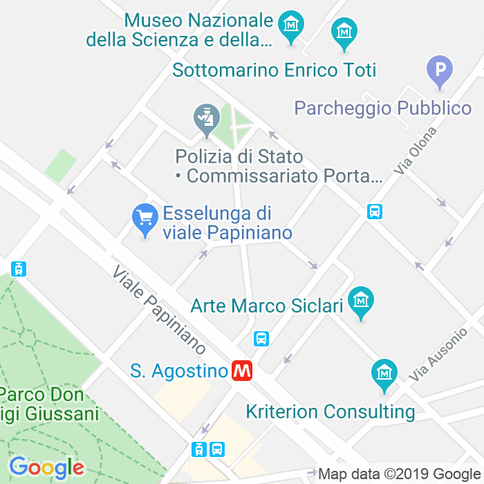 CAP di Via Numa Pompilio a Milano