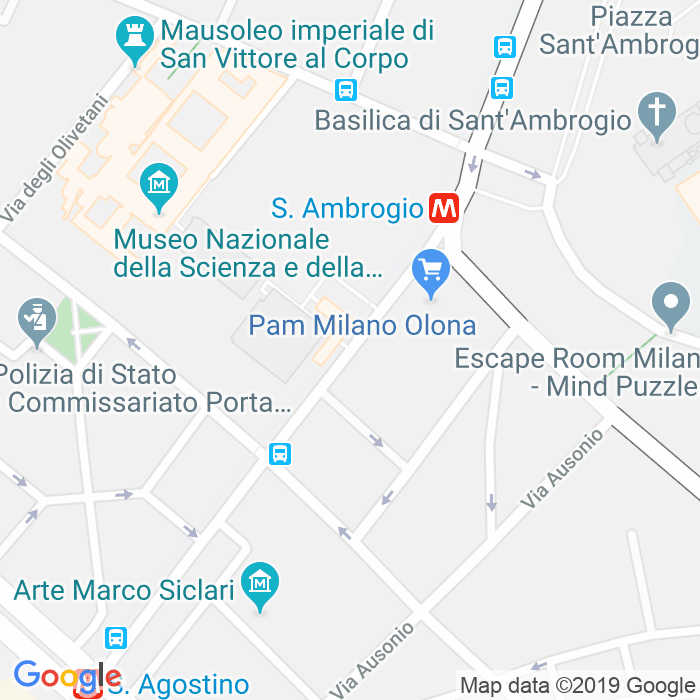 CAP di Via Olona a Milano