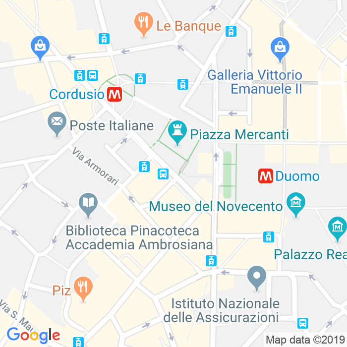 CAP di Via Orefici a Milano