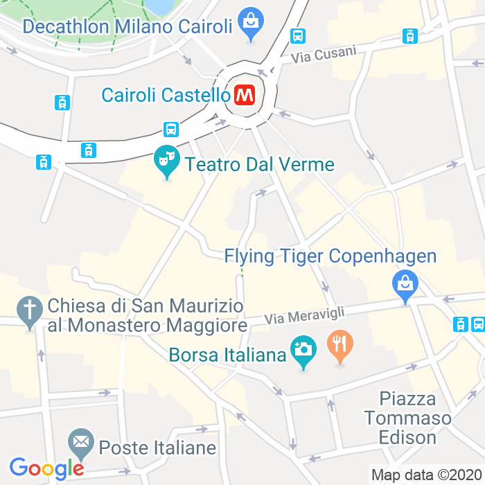 CAP di Via Porlezza a Milano
