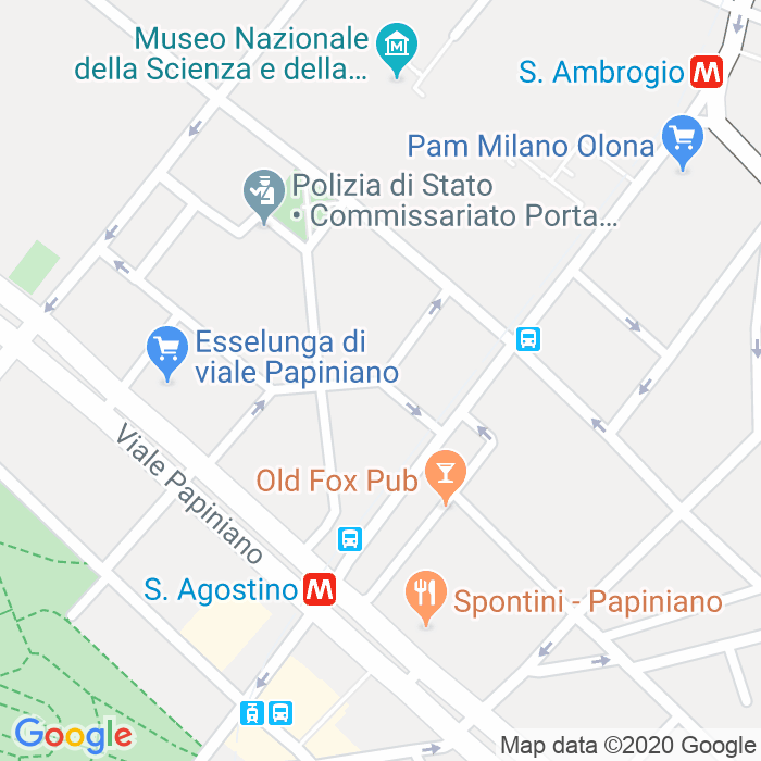 CAP di Via Prisco Tarquinio a Milano