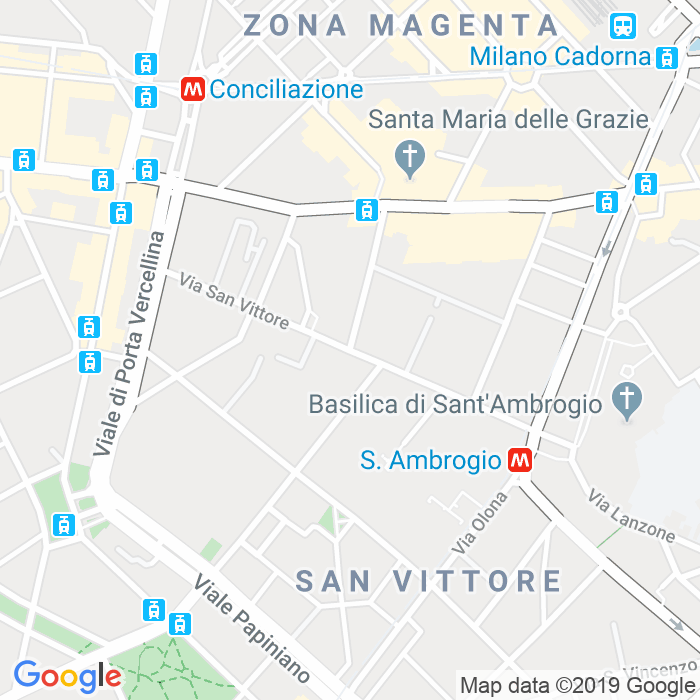 CAP di Via San Vittore a Milano