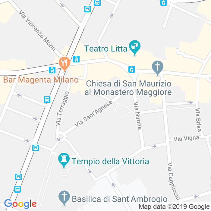 CAP di Via Sant'Agnese a Milano
