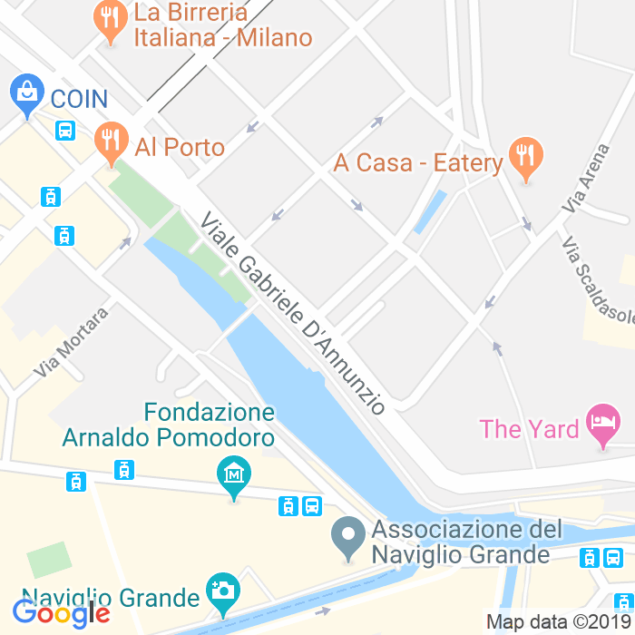 CAP di Viale Gabriele D'Annunzio a Milano