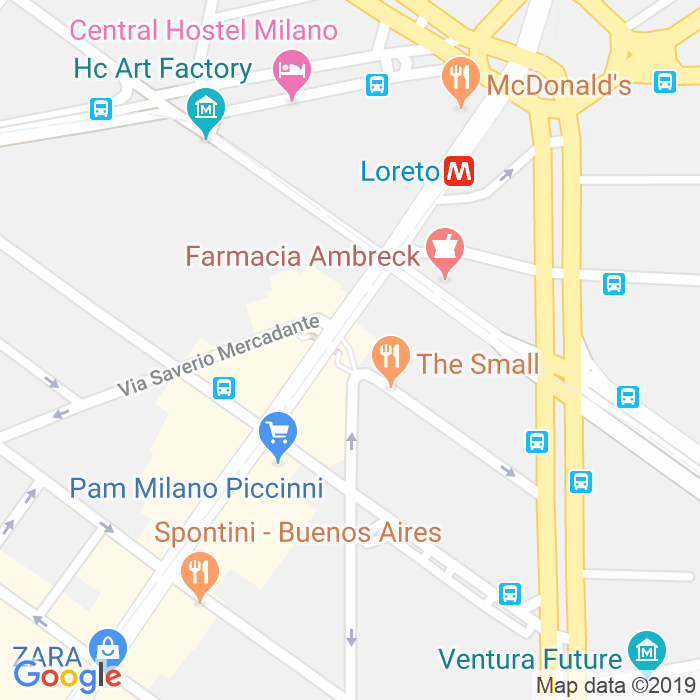CAP di Piazza Argentina a Milano
