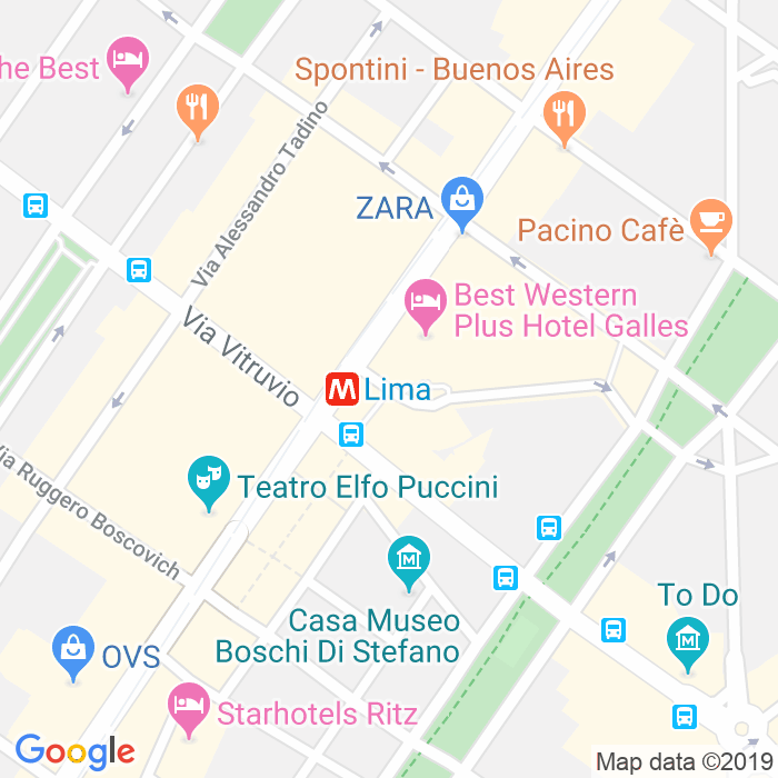 CAP di Piazza Lima a Milano