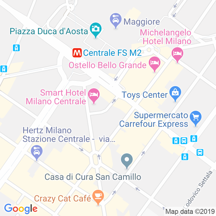 CAP di Via Antonio Da Recanate a Milano
