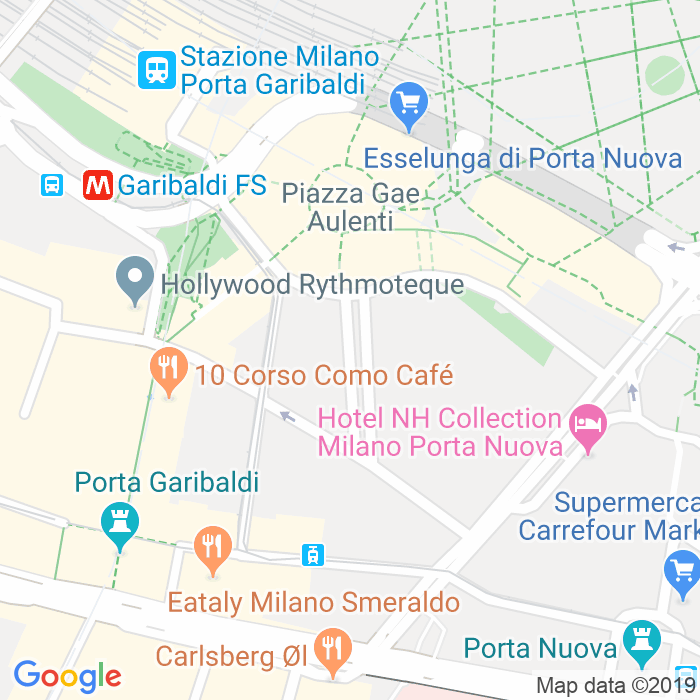 CAP di Via Francesco Vigano a Milano