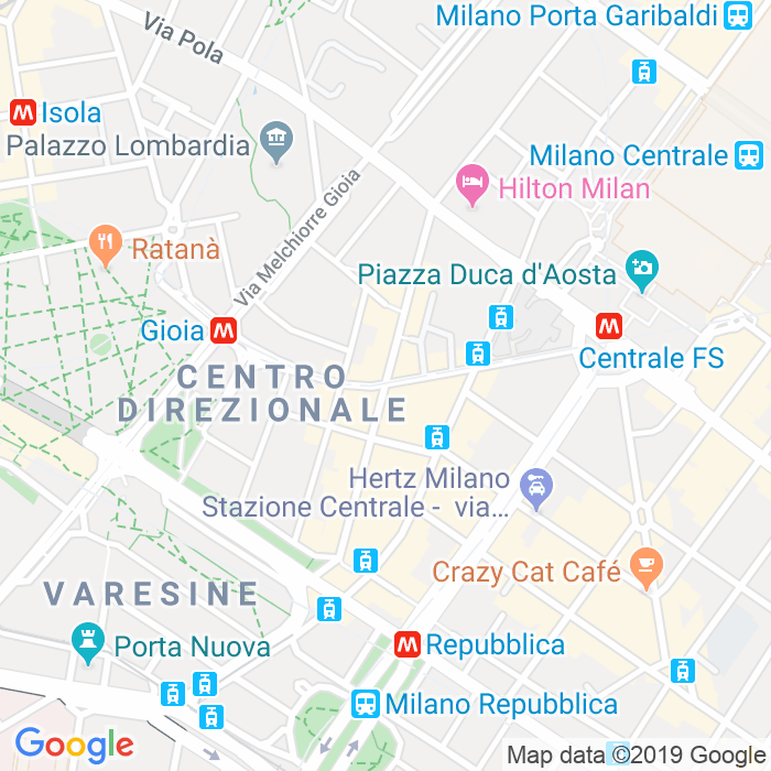 CAP di Via Giovanni Battista Pirelli a Milano