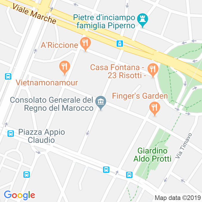 CAP di Via Giovanni Keplero a Milano