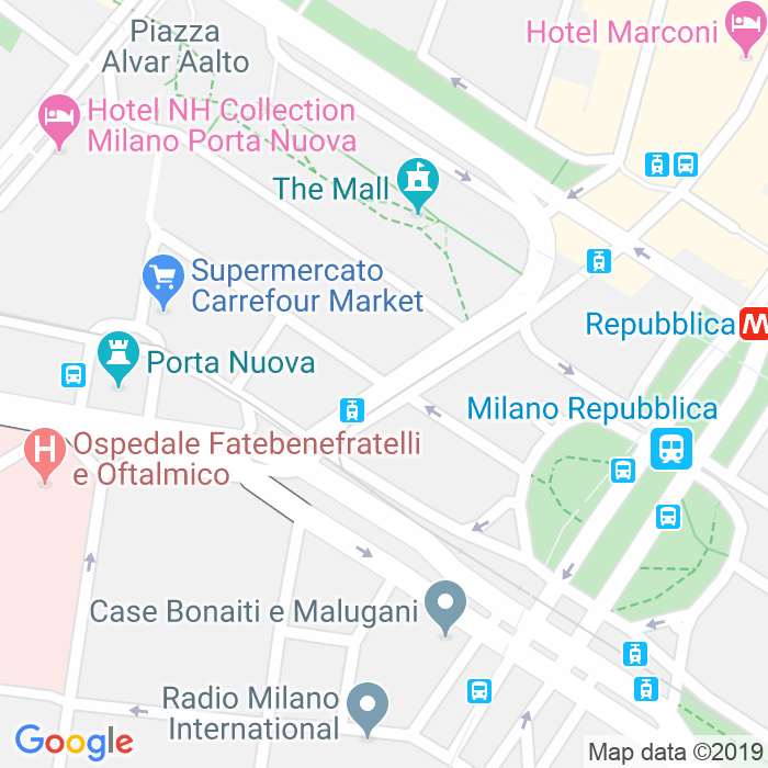 CAP di Via Marco Polo a Milano