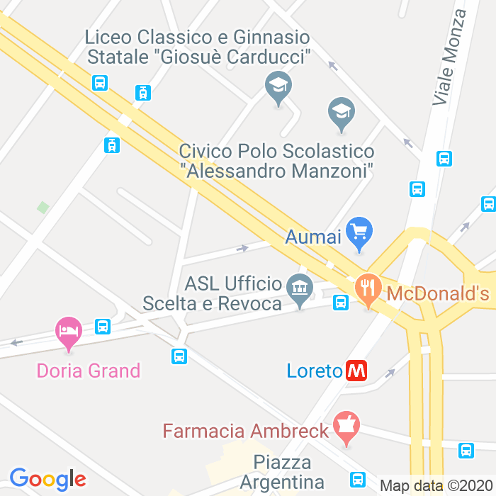 CAP di Via Sabaudia a Milano