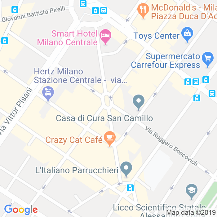 CAP di Via Torriani Napo a Milano