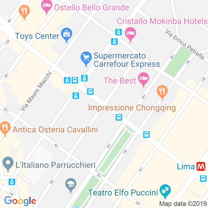 CAP di Via Vitruvio a Milano