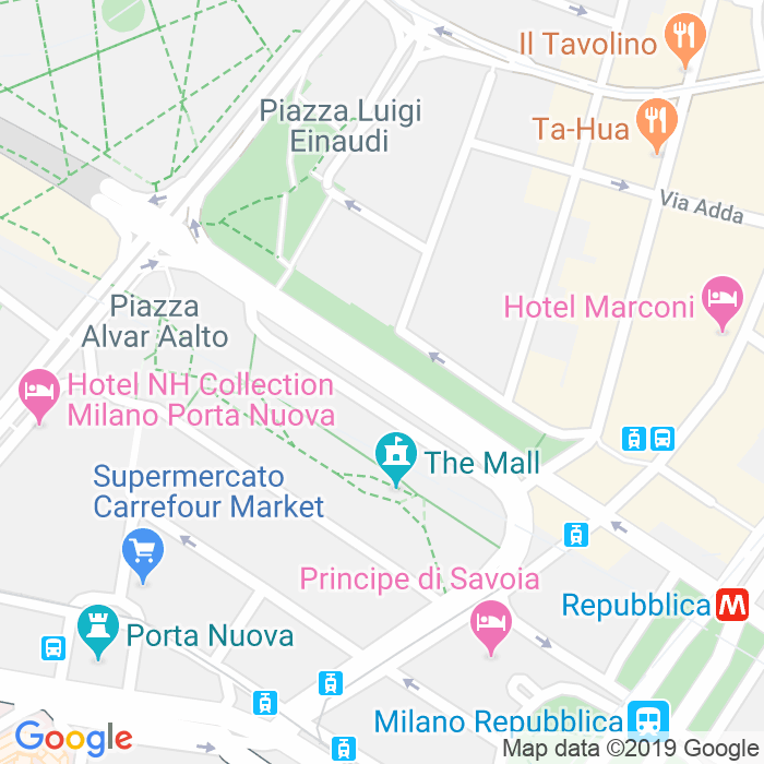 CAP di Viale Della Liberazione a Milano