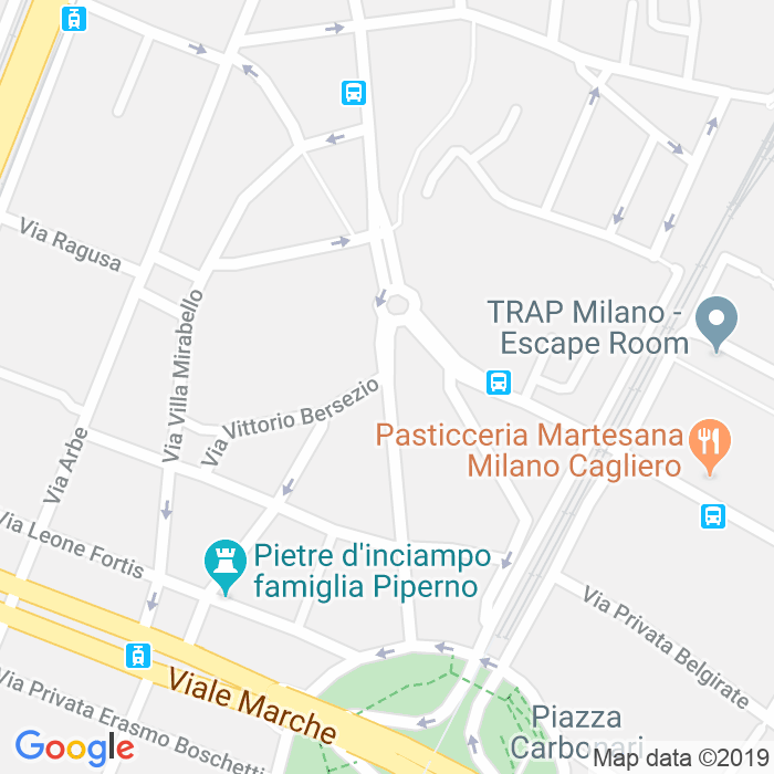 CAP di Via Arnaldo Vassallo a Milano