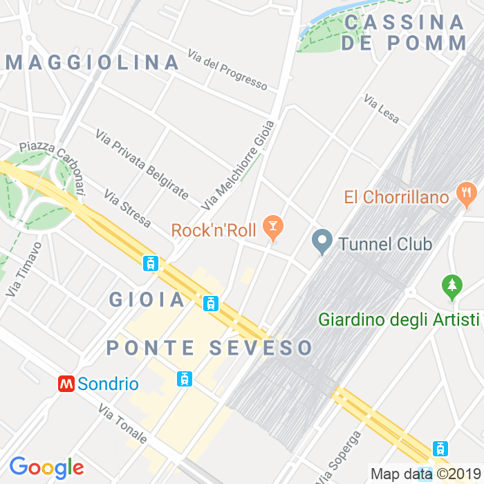 CAP di Via Edolo a Milano