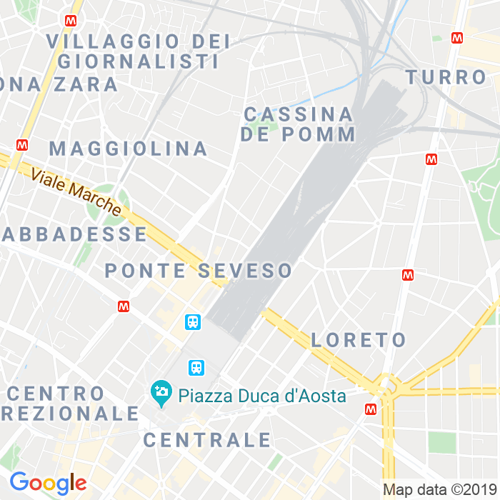 CAP di Via Giovanni Battista Sammartini a Milano
