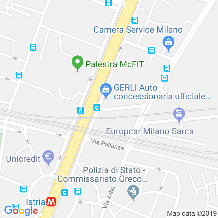 CAP di Via Giovanni Dolcebuono a Milano