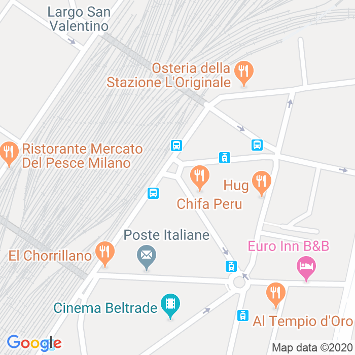 CAP di Via Nicola D'Apulia a Milano